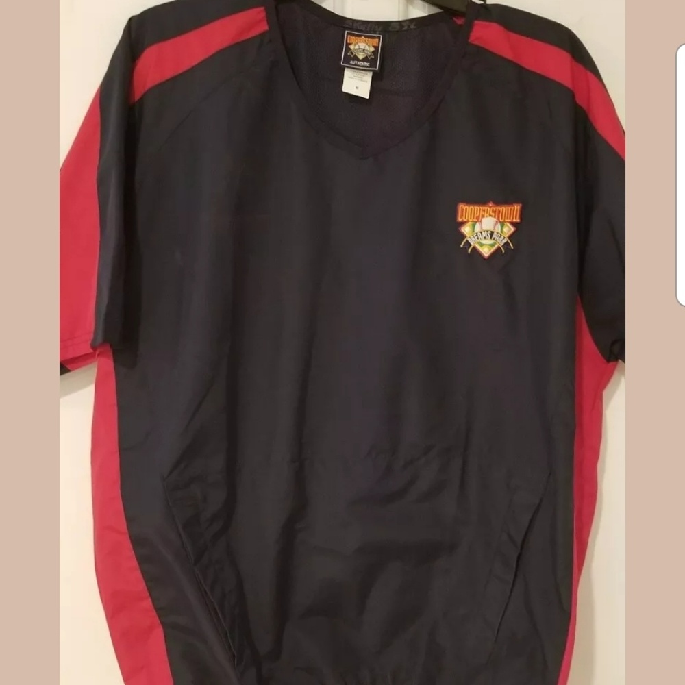 Baseball Cooperstown Batting Cage Windbreaker Med